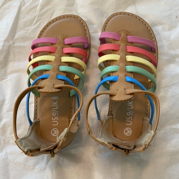 Fibure Other - FIBURE Rainbow Gladiator Sandals